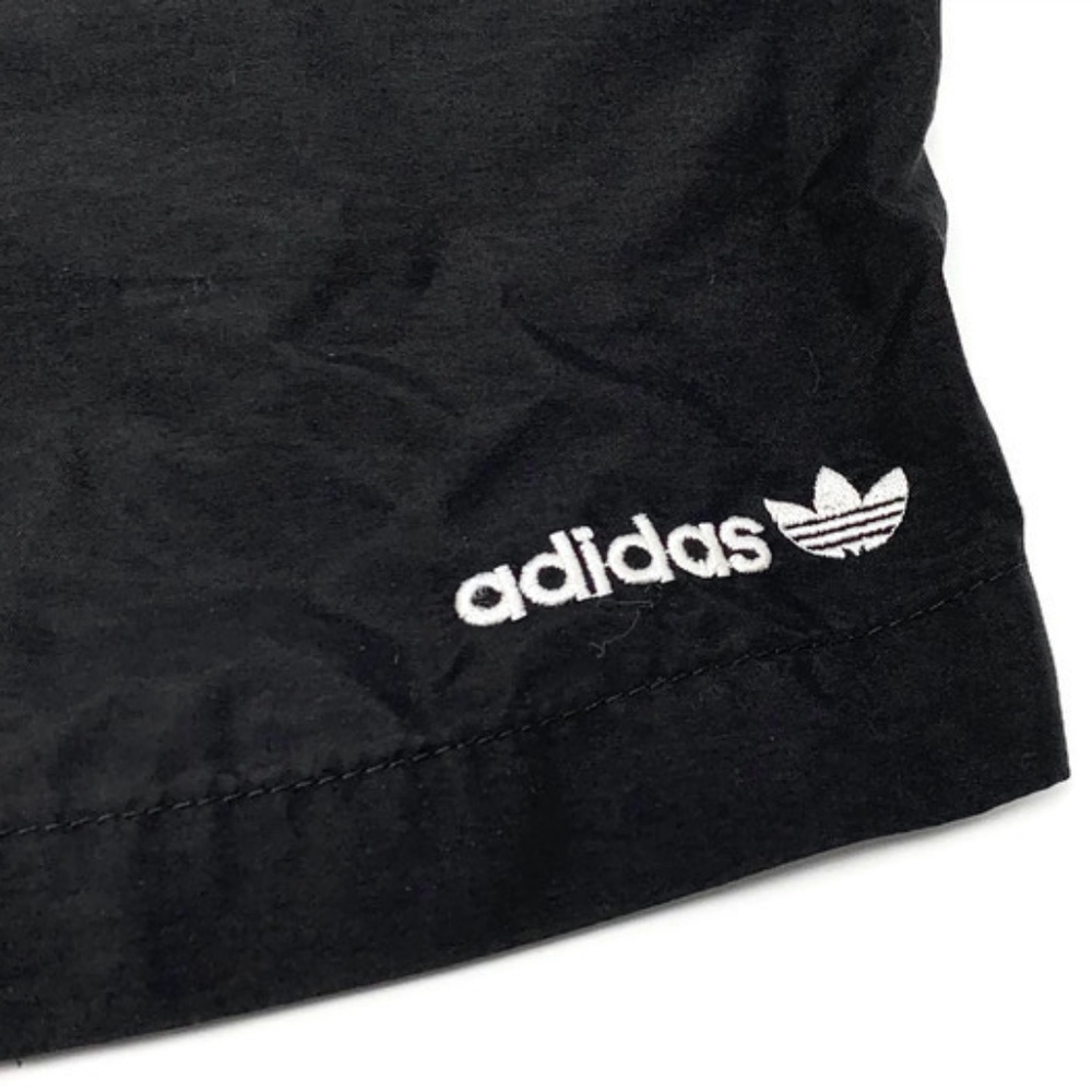 80s Adidas Mens Large Spell Out Trefoil Shorts